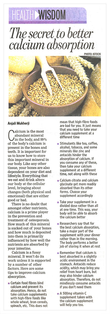 The secret to better calcium absorption