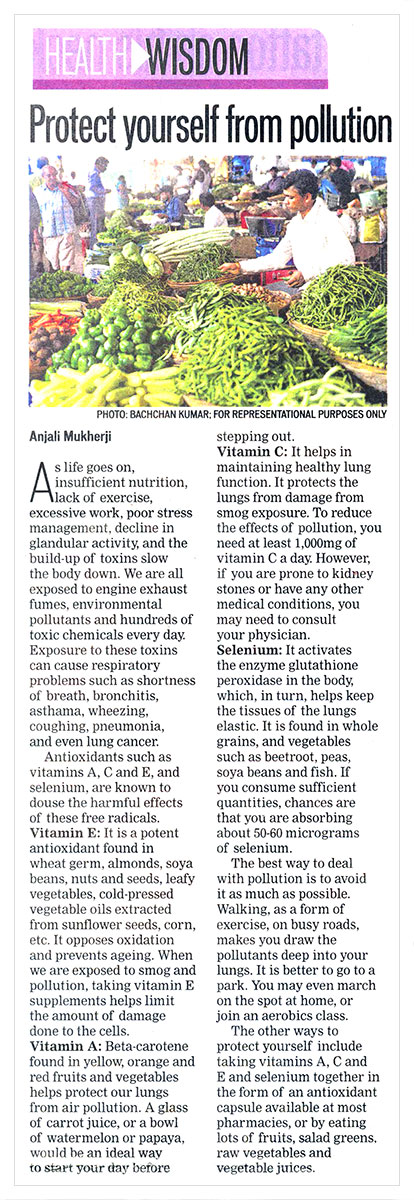 Protect yourself from pollution