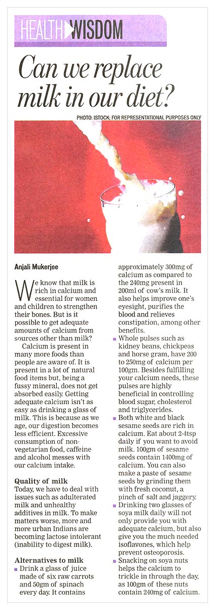 Can We Replace Milk in Our Diet