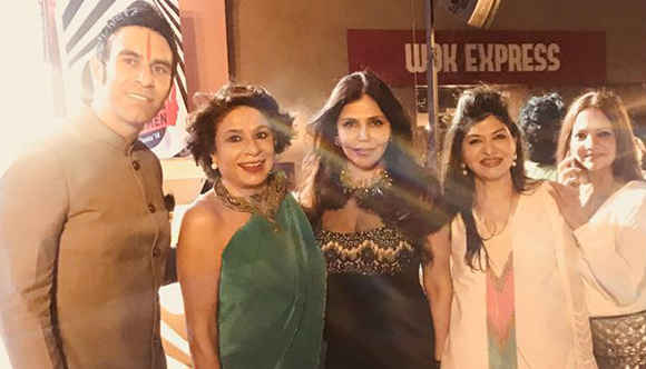 Anjali Mukerjee with other awardees