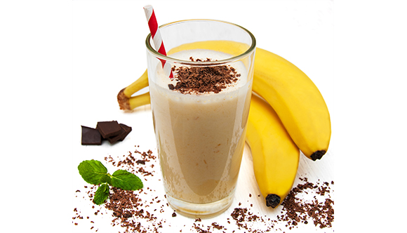 weight gain diet foods - chocolate banana shake