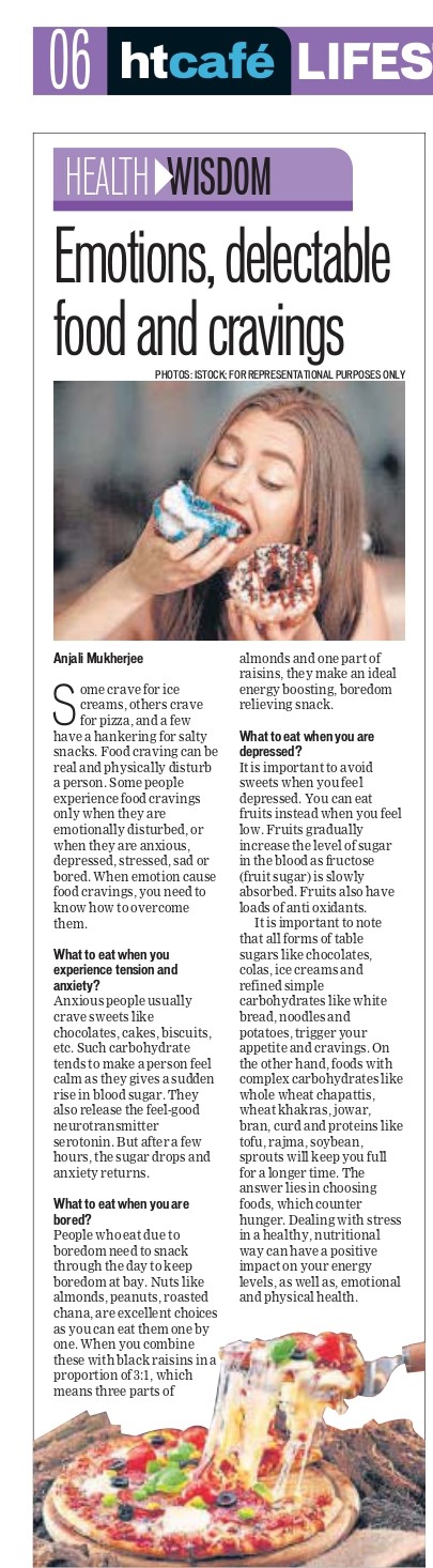 Emotions and food cravings