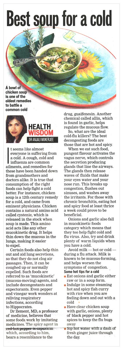 Best soup for a cold