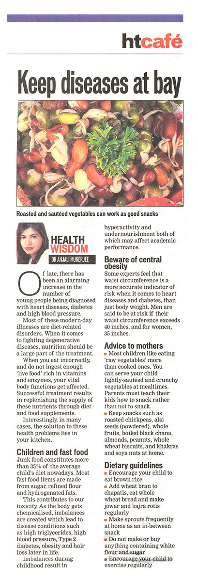 Keep diseases at bay