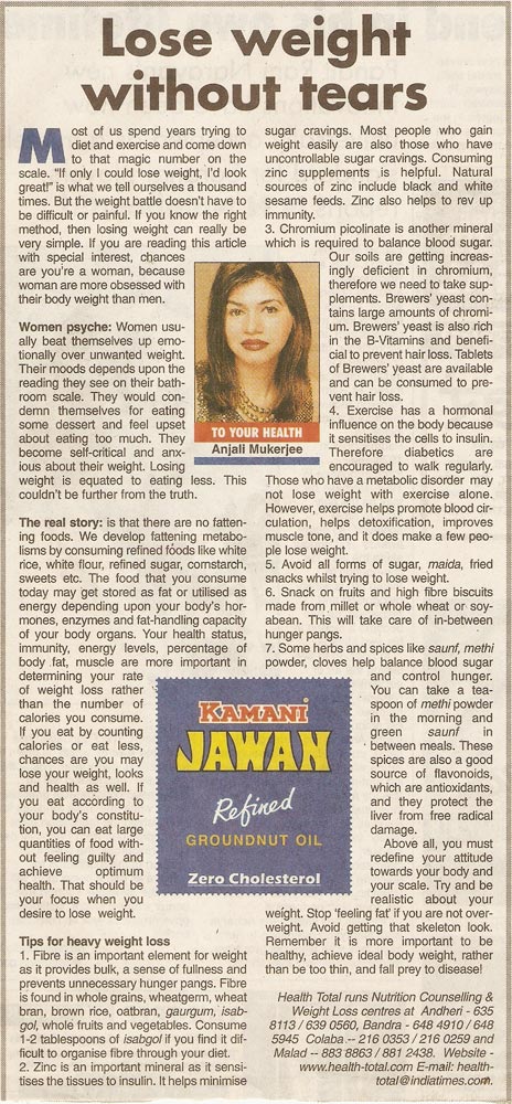 Lose Weight Without Tears