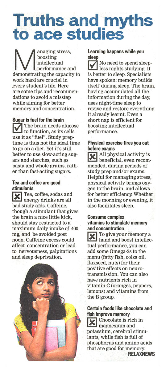 Truths and myths to ace studies