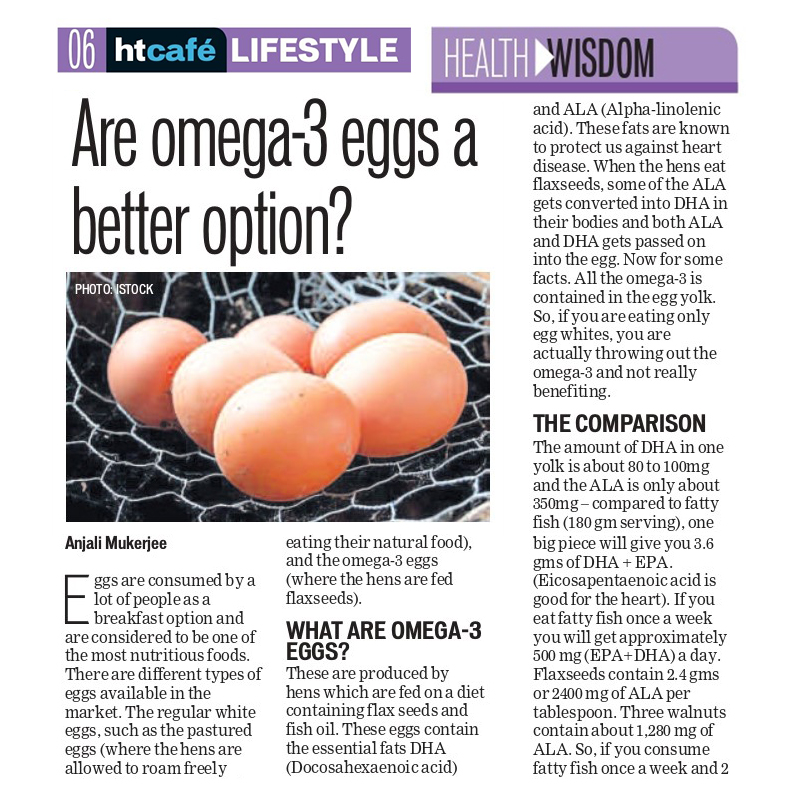 Are Omega3 Eggs A Better Option ? Health Total