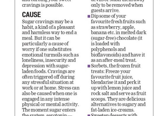 best remedy for sweet cravings