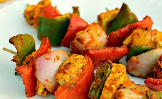 mushroom-and-paneer-tikka