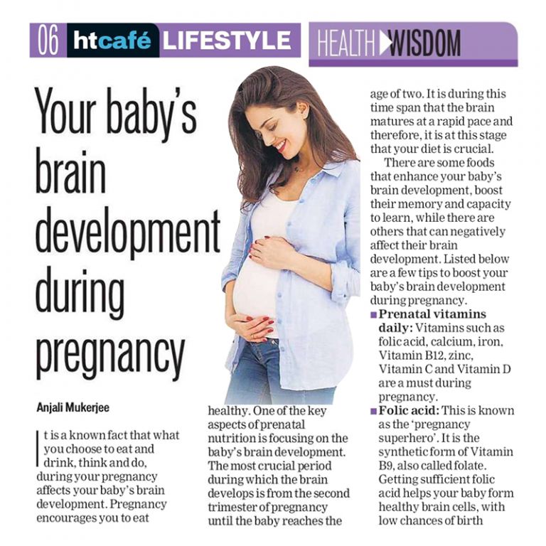 What To Eat For Baby Brain Development In Womb