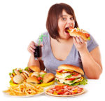 overeat junk food