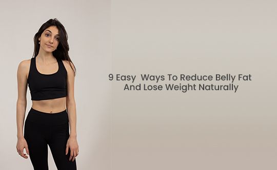 9 Easy Ways To Reduce Belly Fat and lose weight naturally thumb