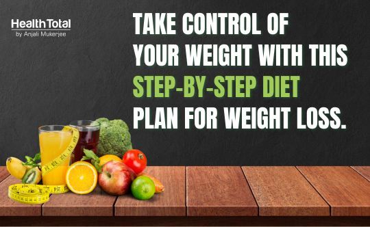 Take control of your weight with this step-by-step diet plan for weight loss.(SMALL)